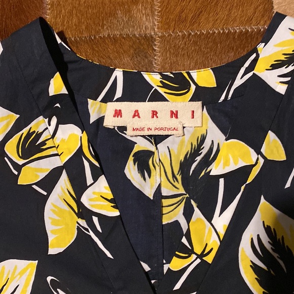 Marni crisp poplin tunic shirt - Picture 2 of 2